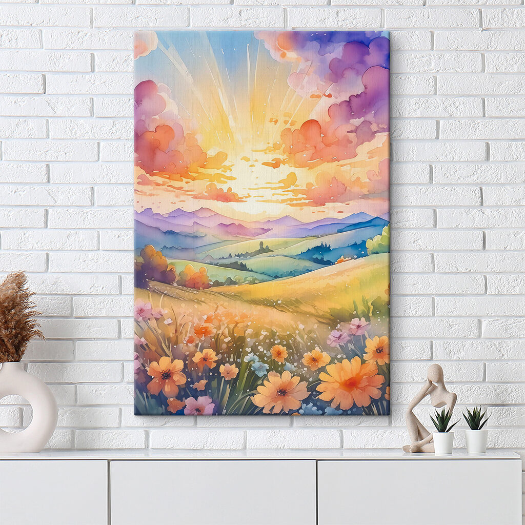 Aube sur les fleurs — intérieur 2