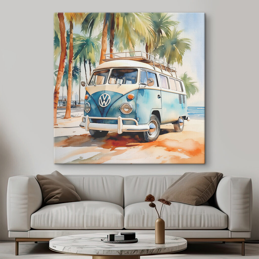 Minibus sous les palmiers — intérieur 1