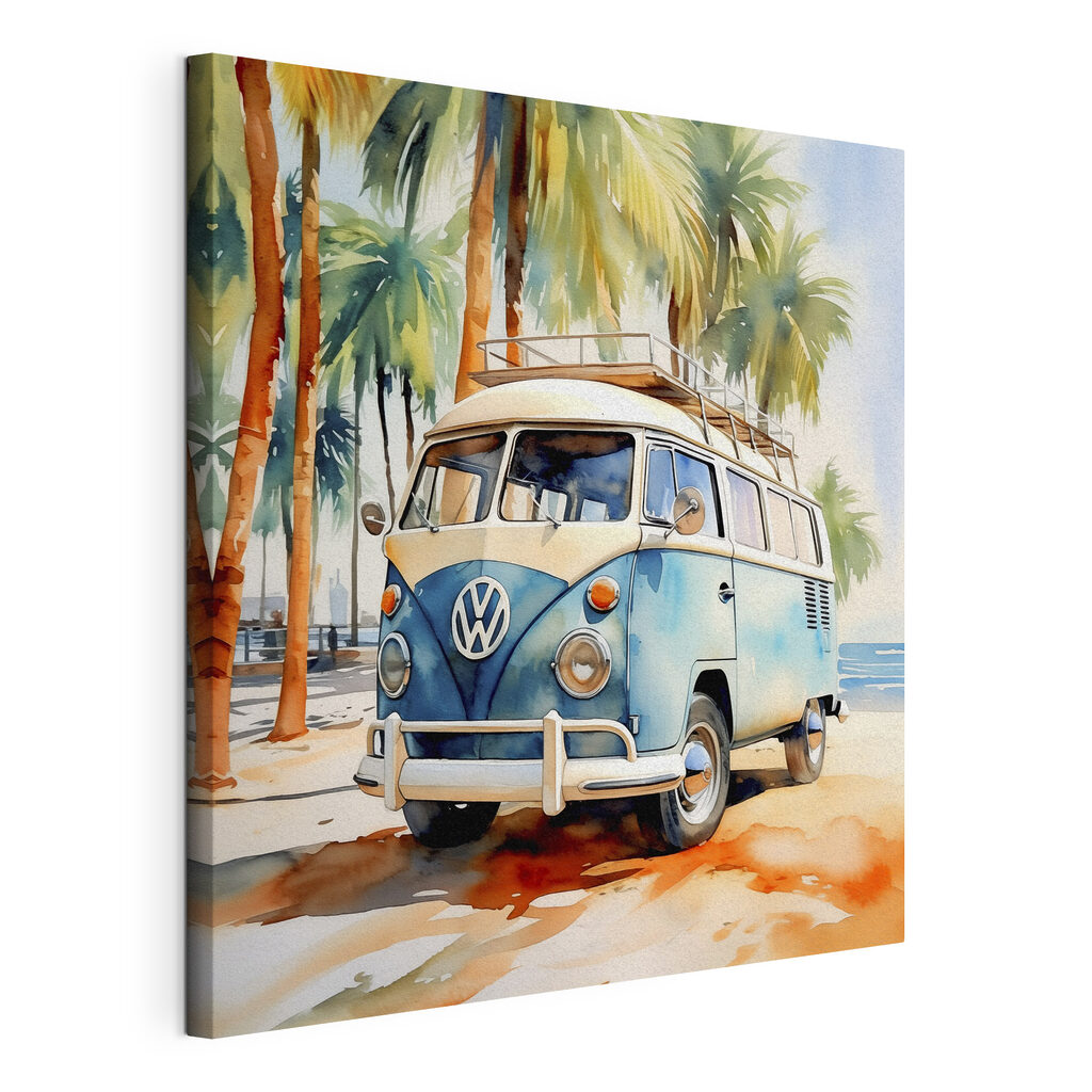 Minibus sous les palmiers — vue du produit