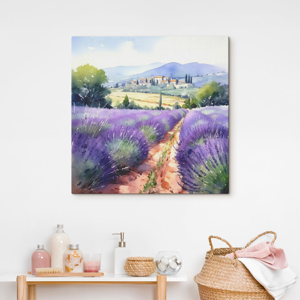 Chemin dans la lavande — intérieur 2