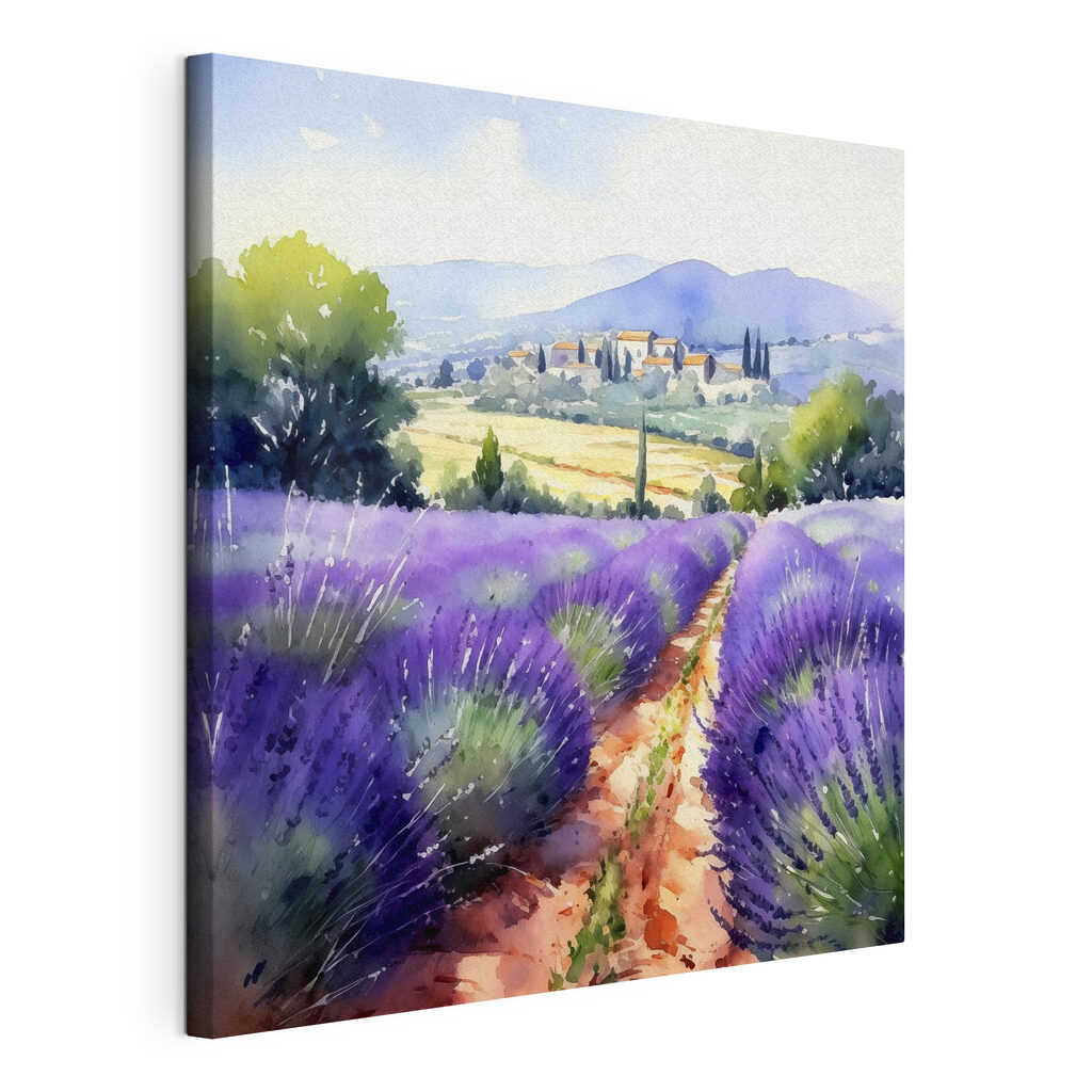 Chemin dans la lavande — vue du produit