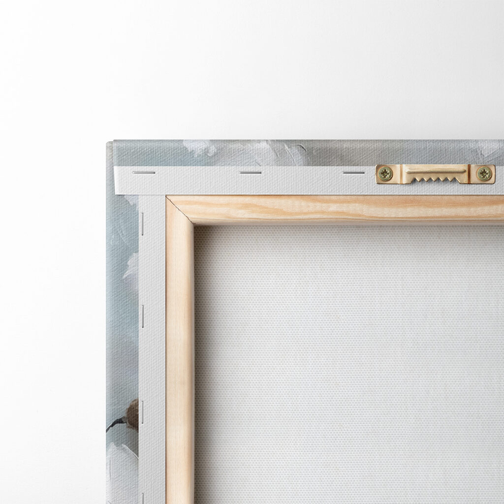 Fleurs sur bandes grises — dos
