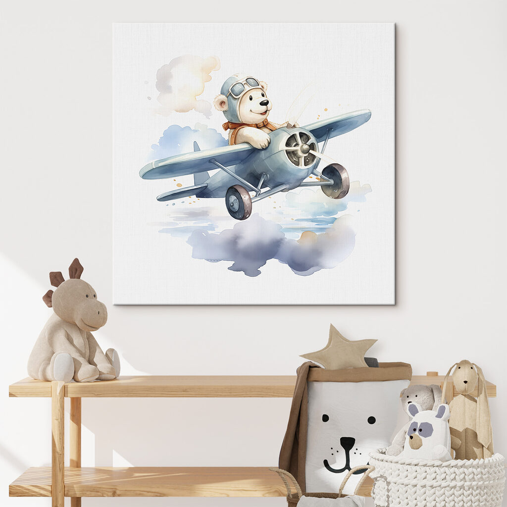 Ourson aviateur — intérieur 1