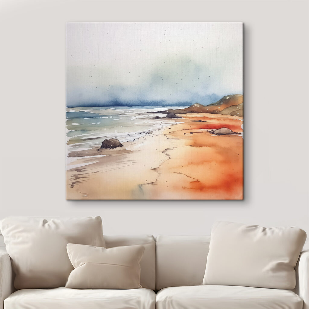 Rivage à l’aquarelle — intérieur 1