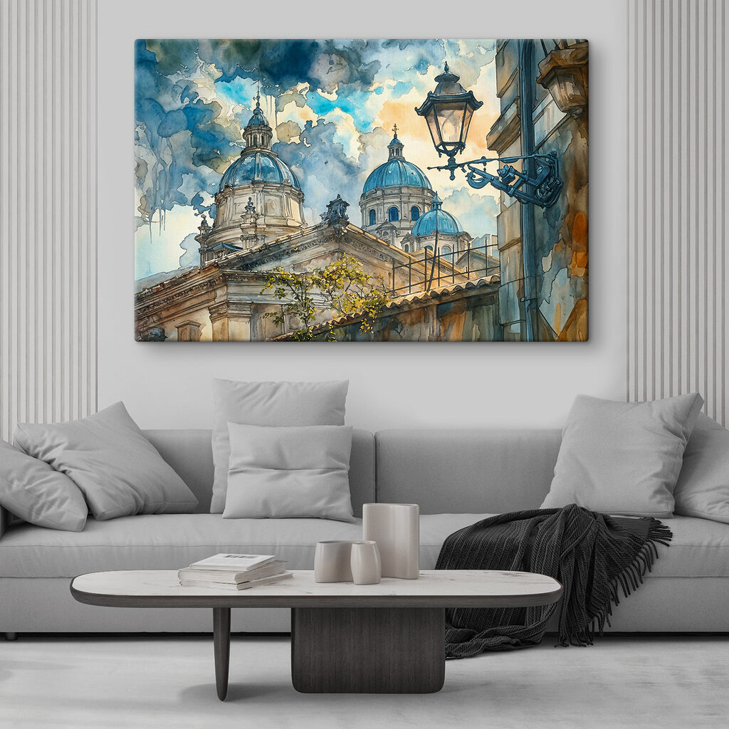 Coupoles et réverbère — intérieur 1