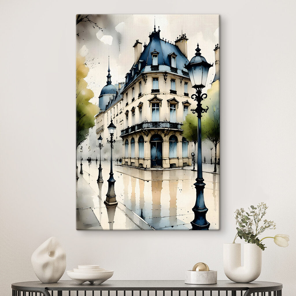 Réverbères et maison d’angle — intérieur 1