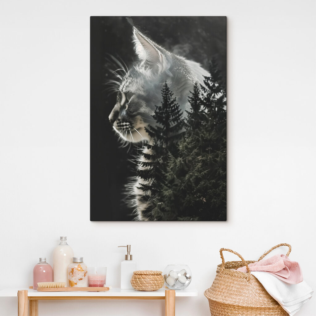 Chat et forêt — intérieur 3