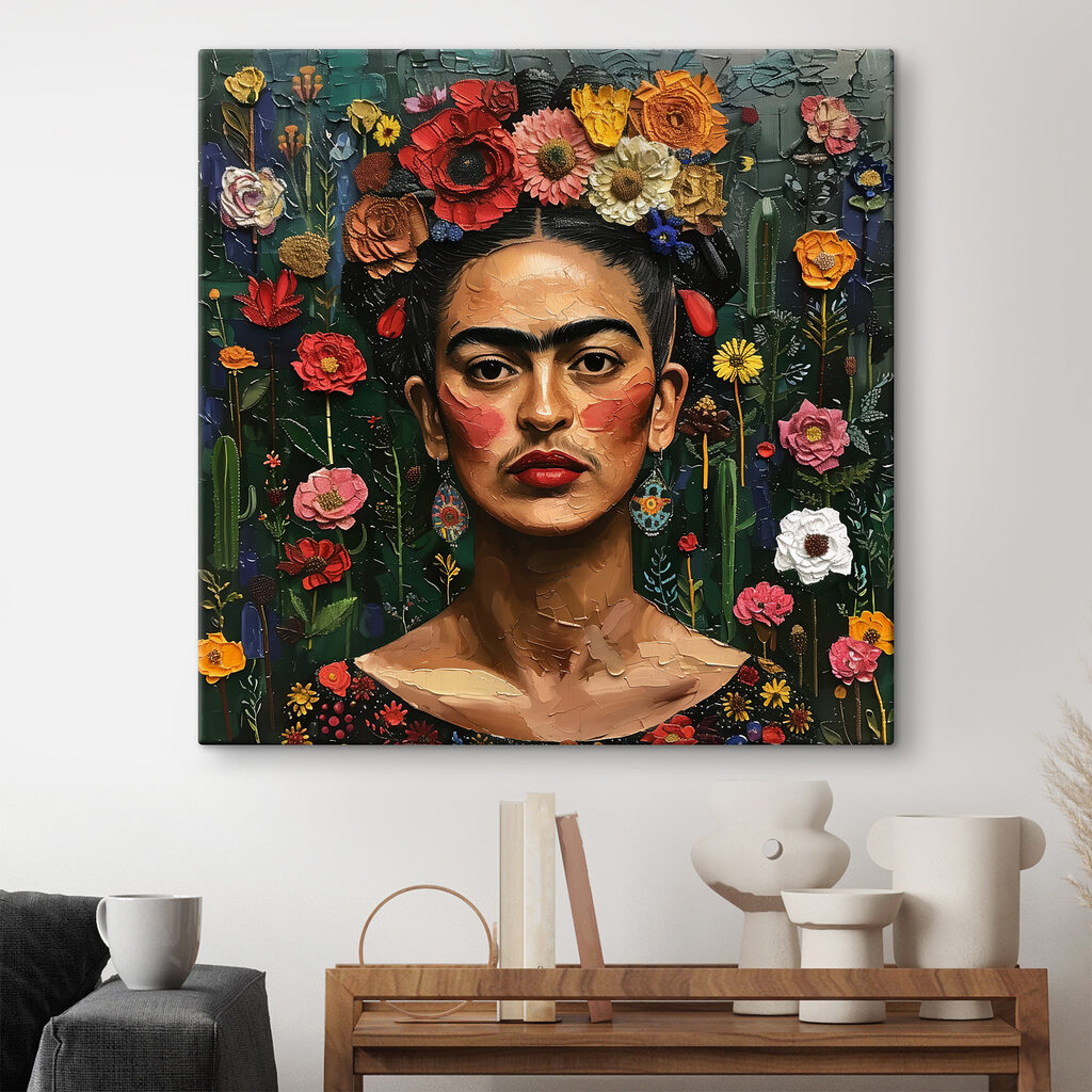 Frida au jardin fleuri — intérieur 1
