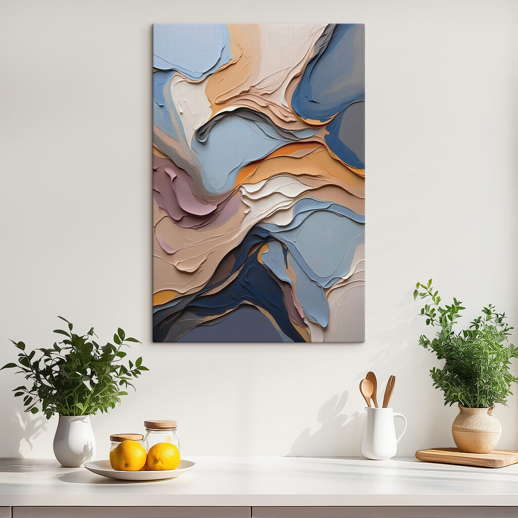 Pastels et bleu profond — intérieur 2