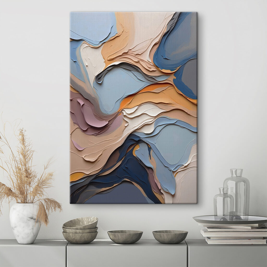 Pastels et bleu profond — intérieur 3