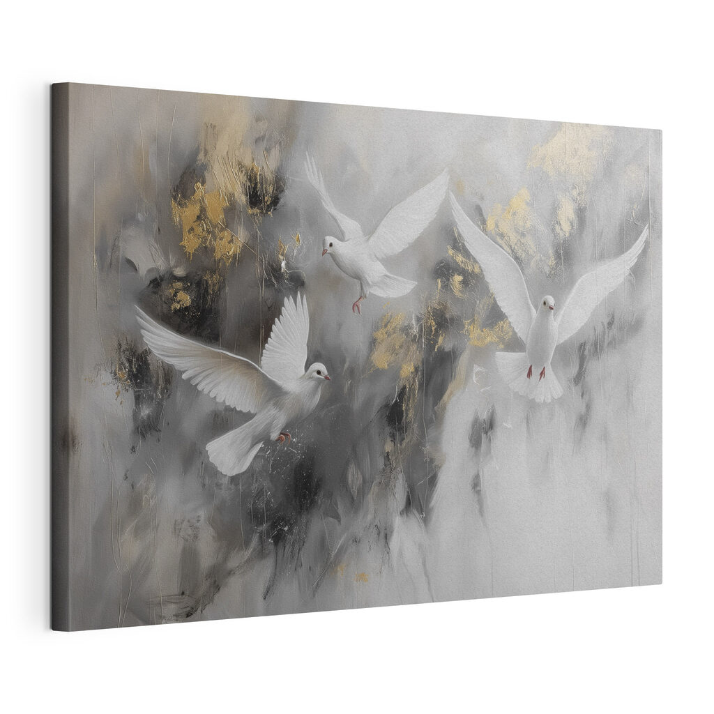 Envol d’oiseaux blancs — vue du produit
