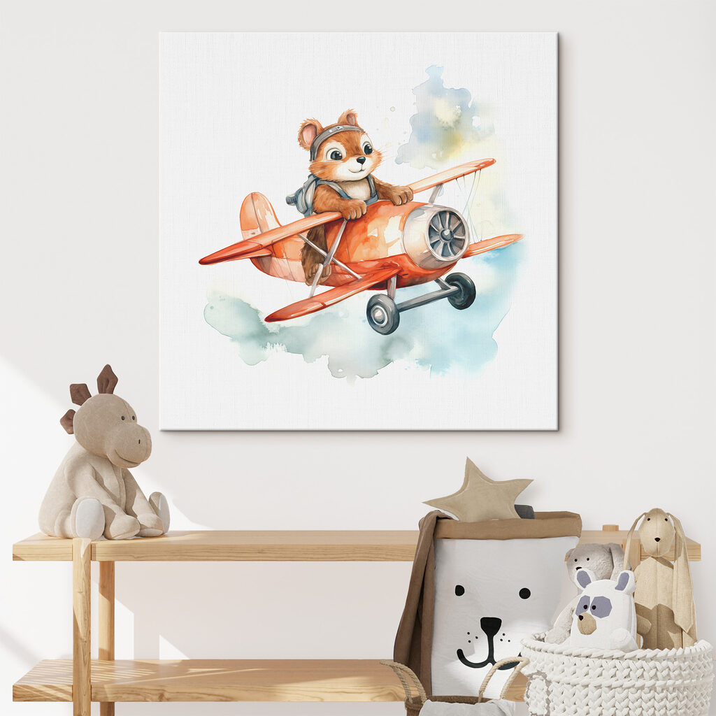 Petit renard aviateur — intérieur 1