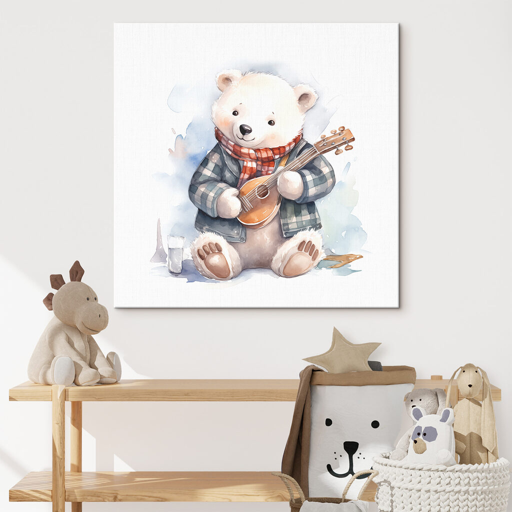 Ourson au ukulélé — intérieur 1