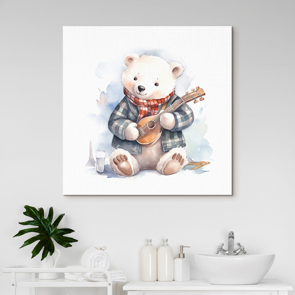 Ourson au ukulélé — intérieur 2