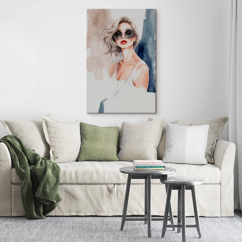 Lunettes de soleil aquarellées — intérieur 3