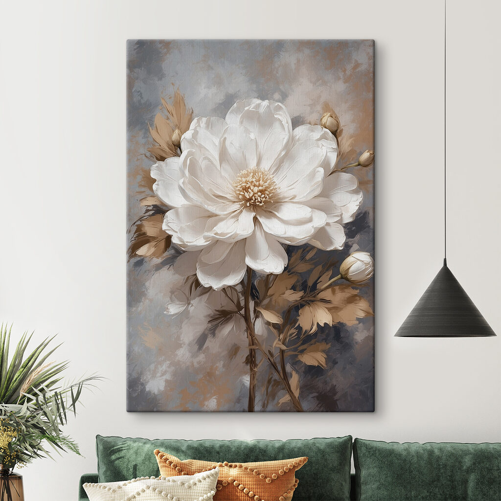 Hautes fleurs blanches — intérieur 1