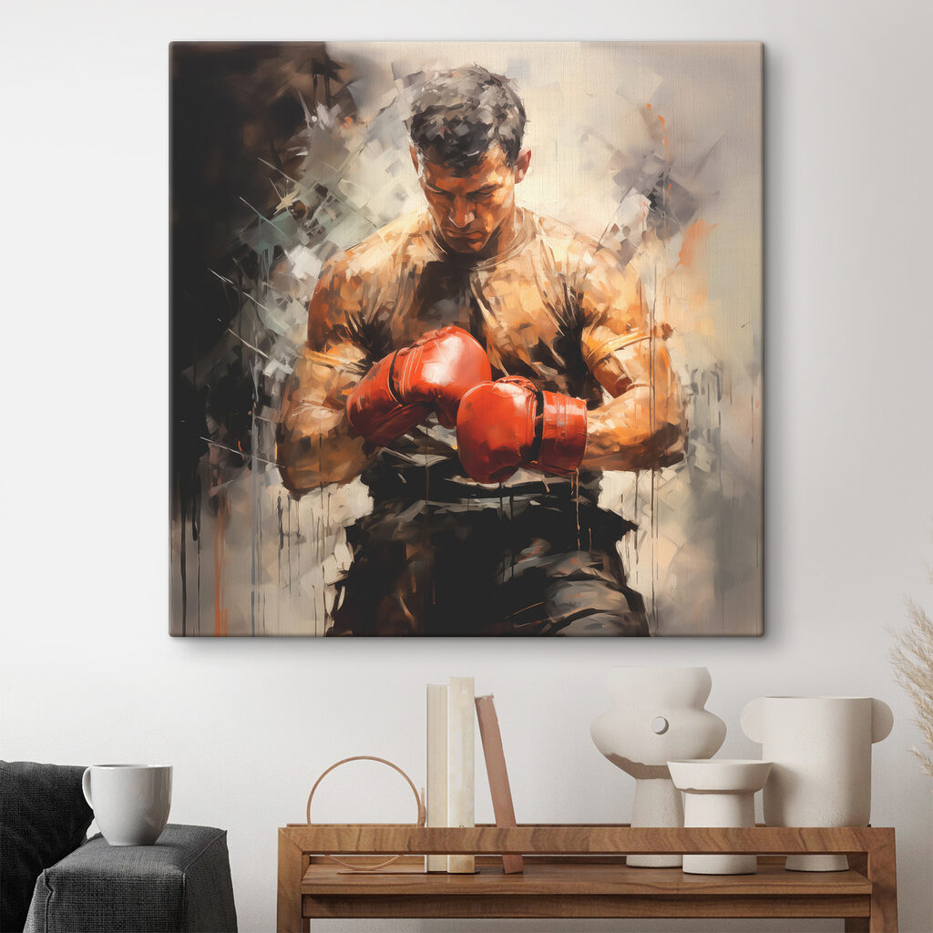 Boxeur aux ombres chaudes — intérieur 1