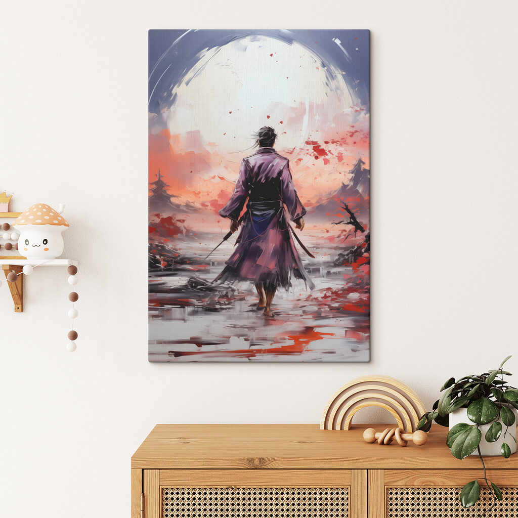 Guerrier et pleine lune — intérieur 1