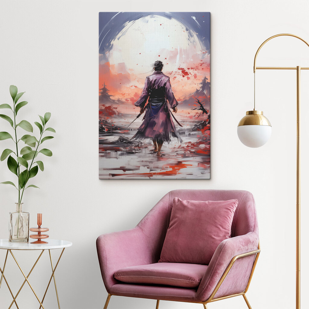 Guerrier et pleine lune — intérieur 2
