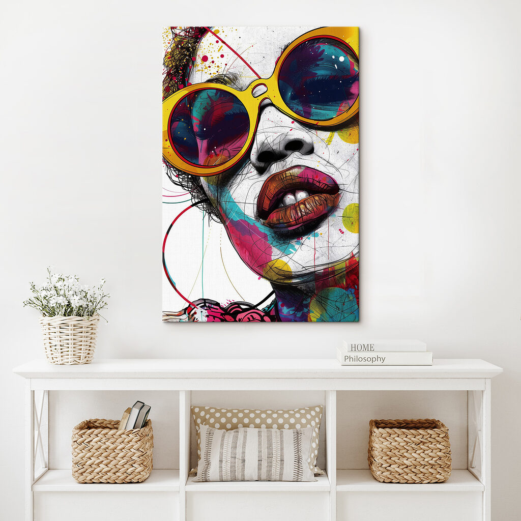 Grandes lunettes rondes — intérieur 2