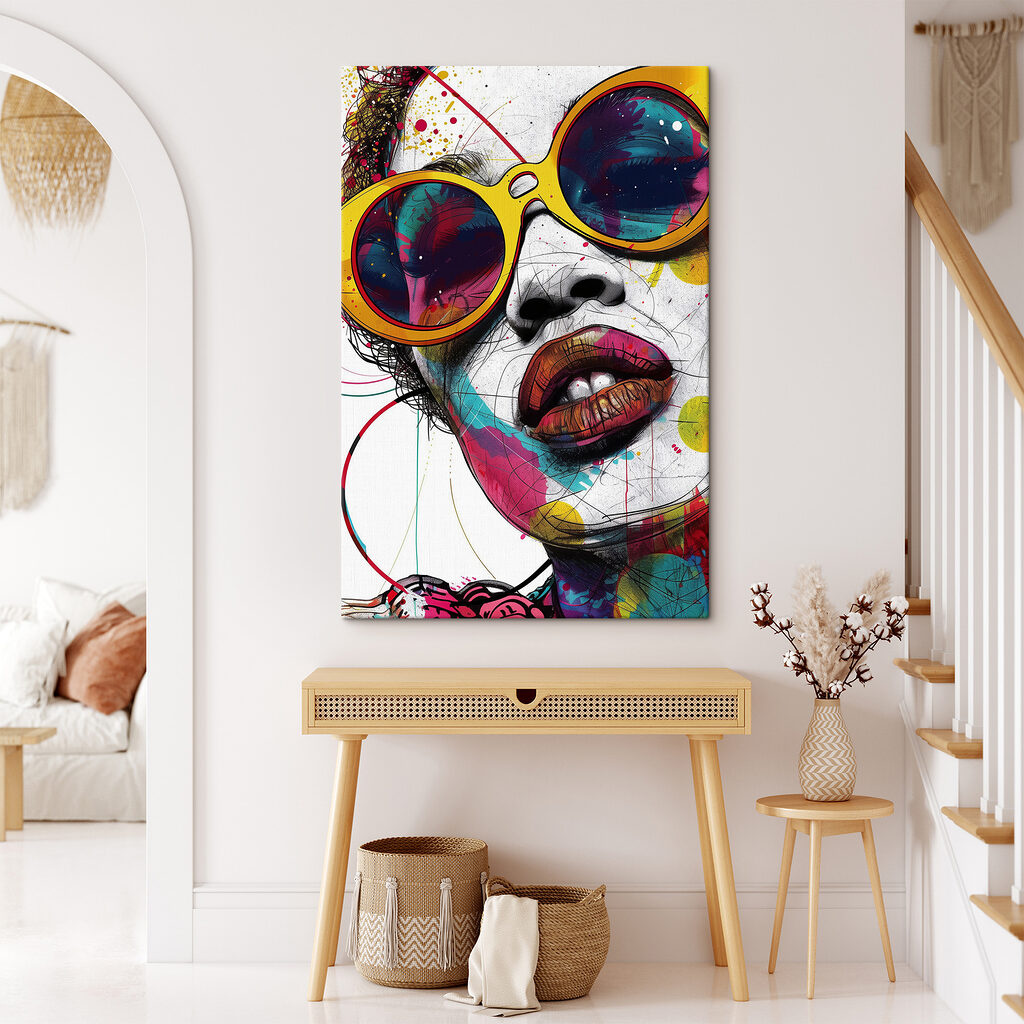 Grandes lunettes rondes — intérieur 1