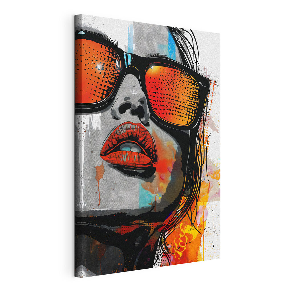 Lunettes aux reflets orange — vue du produit
