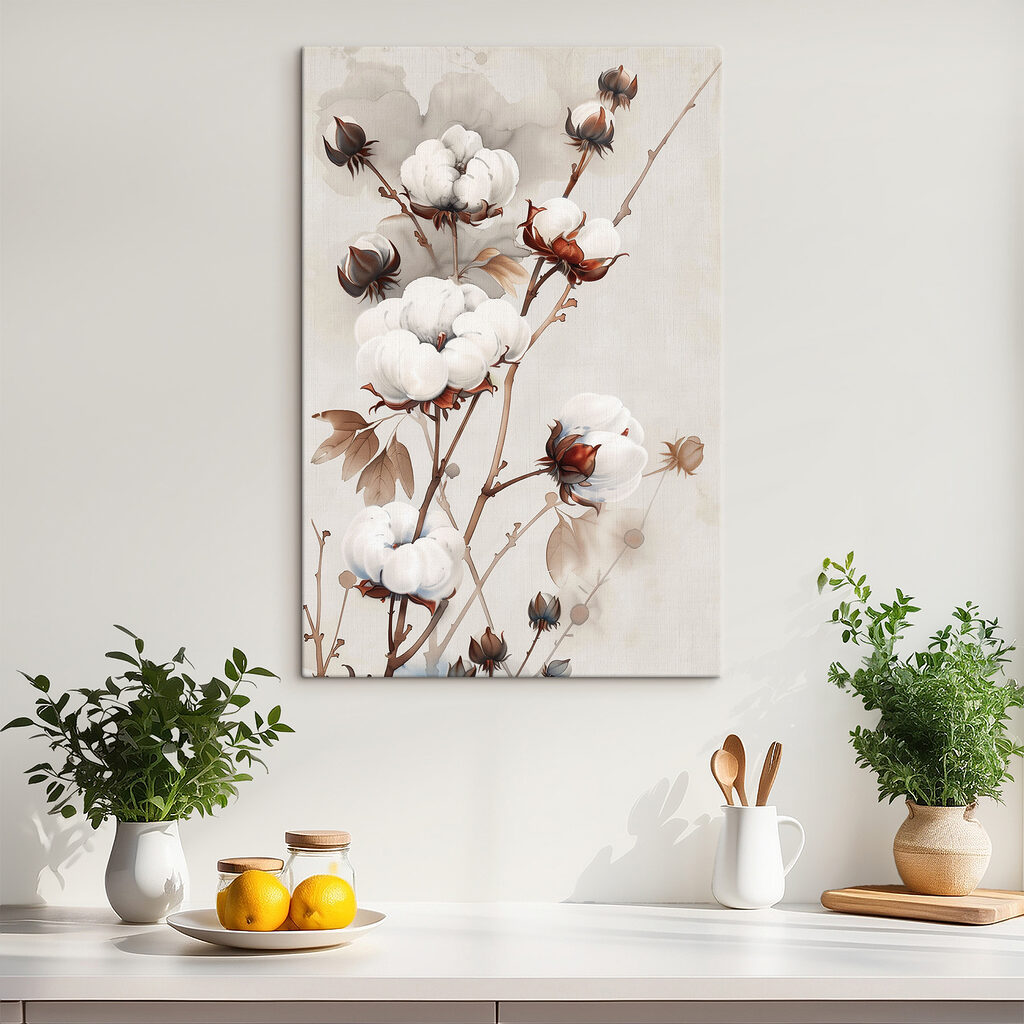 Coton sur beige doux — intérieur 1