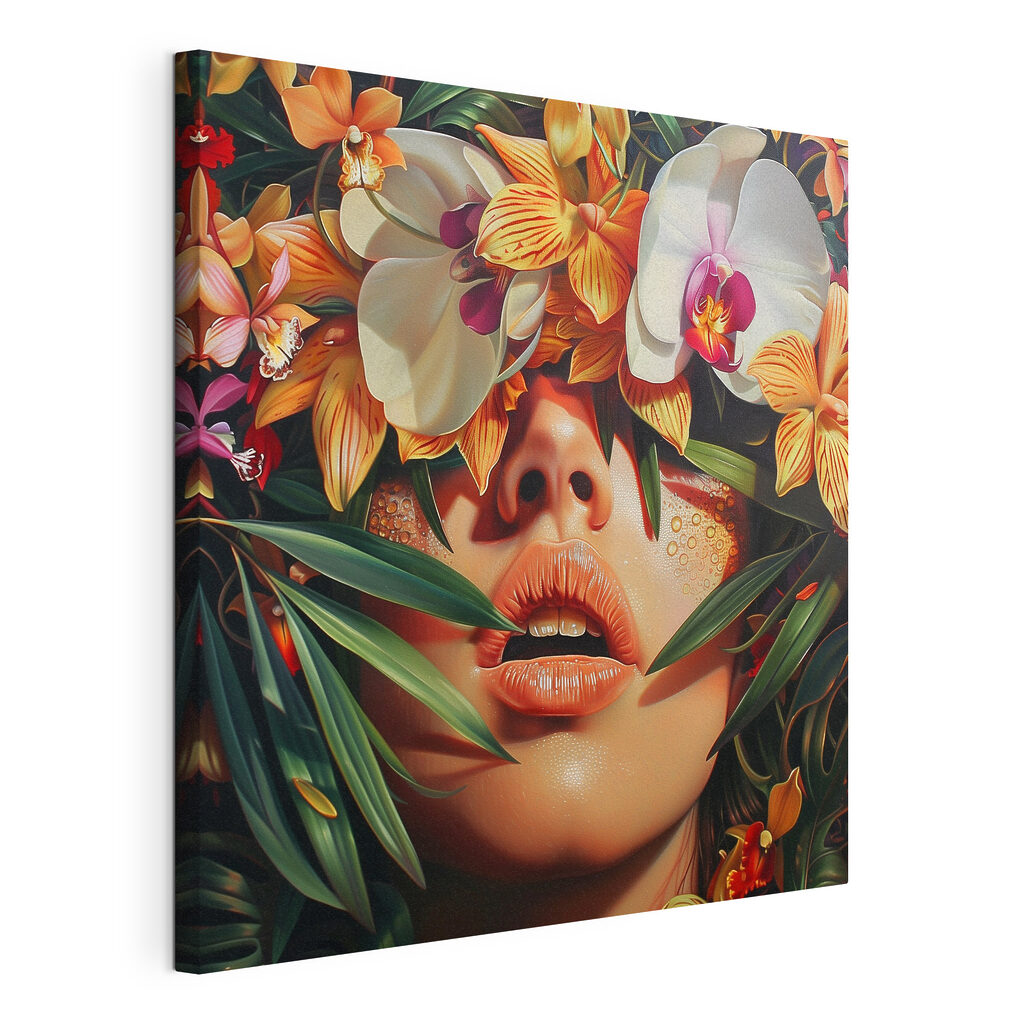 Orchidées et lèvres dorées — vue du produit