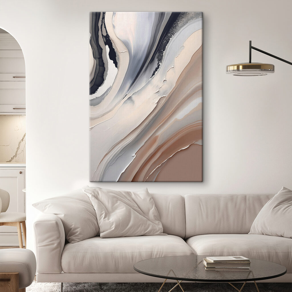 Strates grises, tons sable — intérieur 2