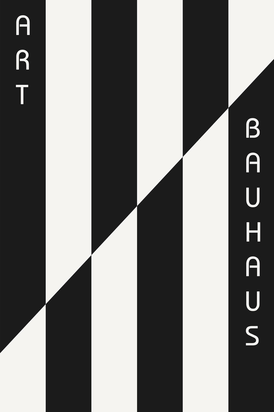 Diagonale noir et blanc — motif complet