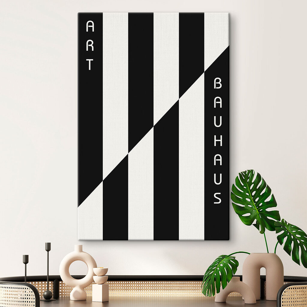 Diagonale noir et blanc — intérieur 1