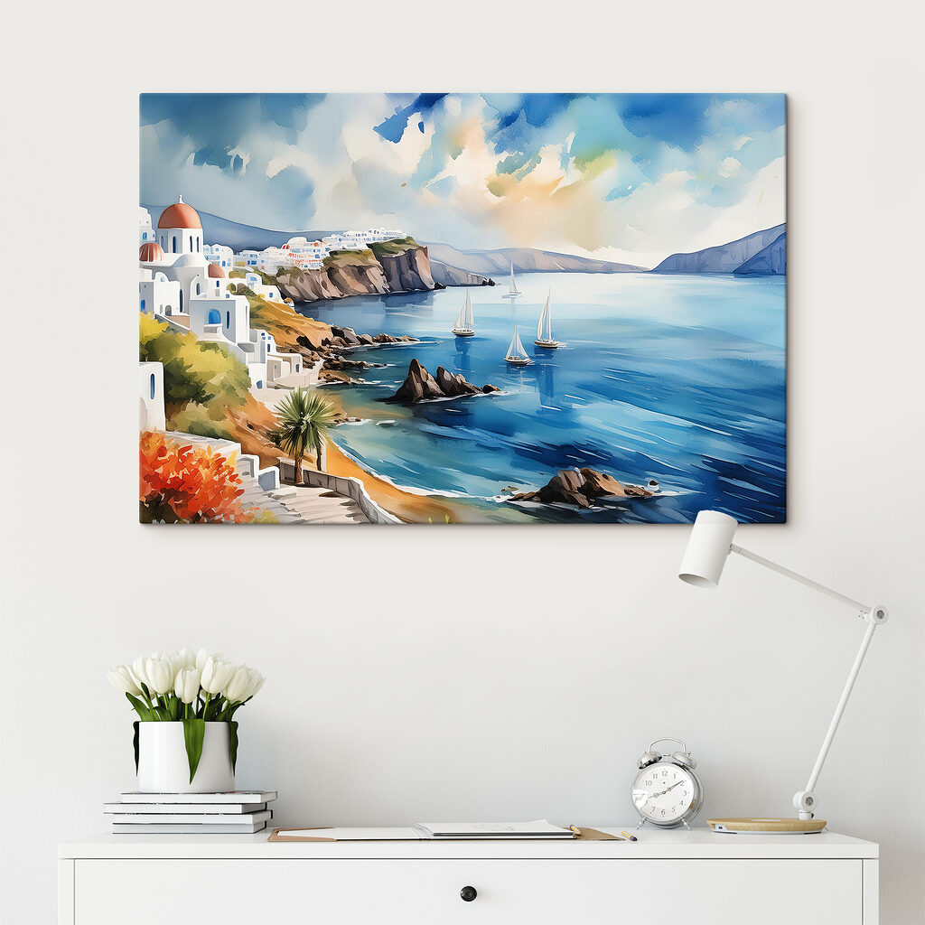 Voiliers et maisons blanches — intérieur 2