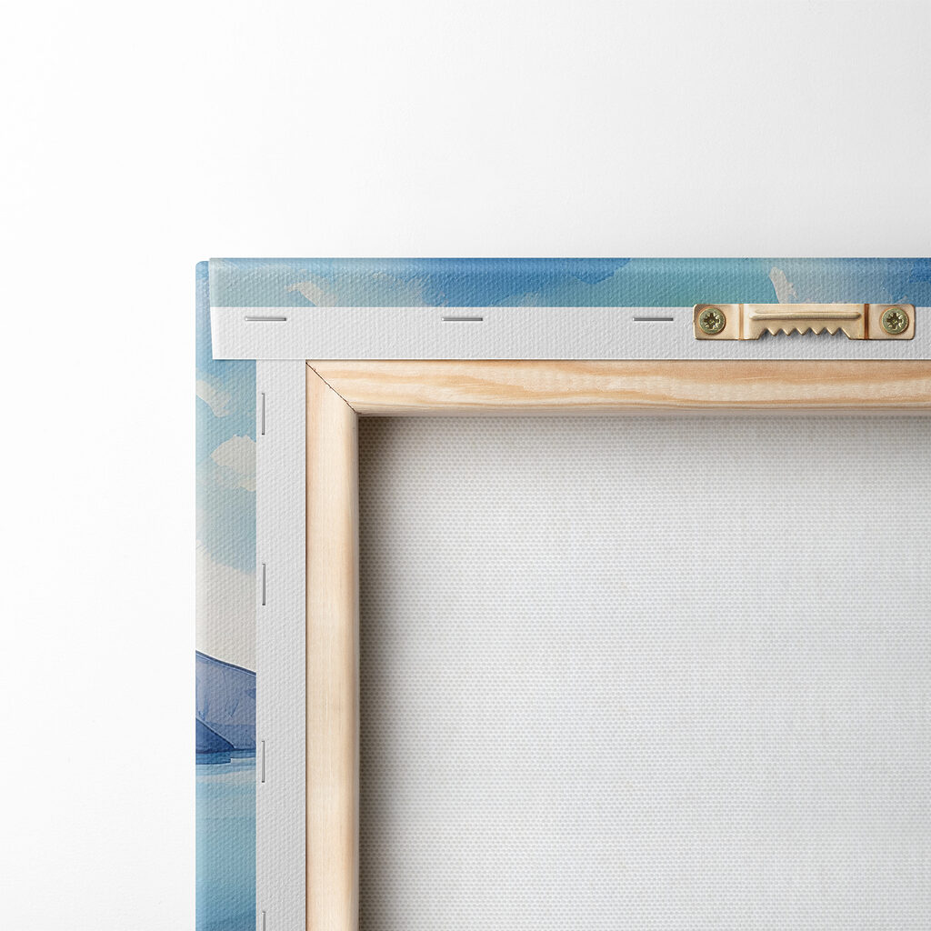 Voiliers et maisons blanches — dos
