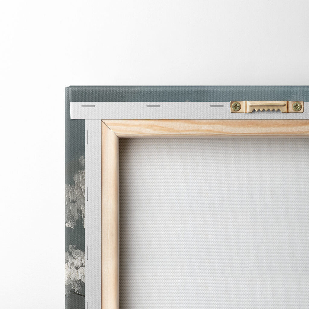 Ombelles blanches sur gris — dos