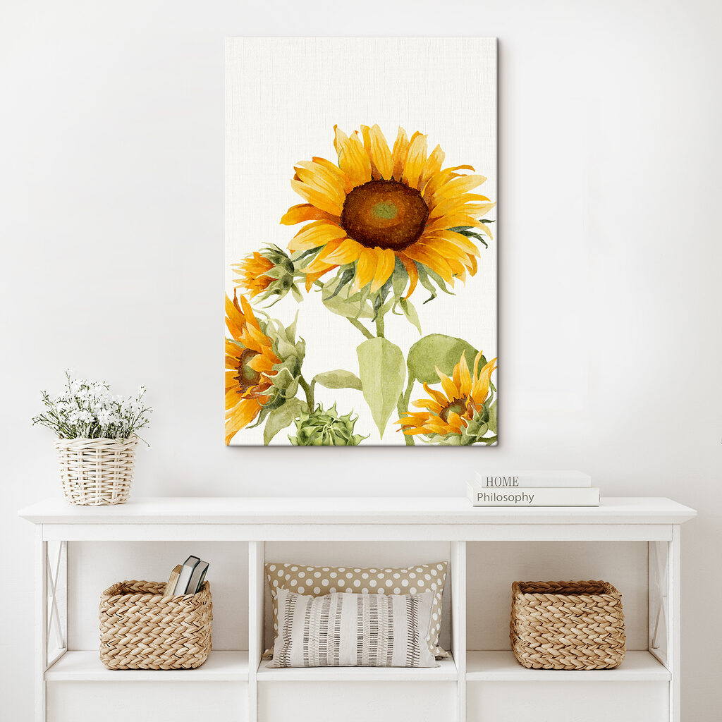 Tournesol vers le ciel — intérieur 2