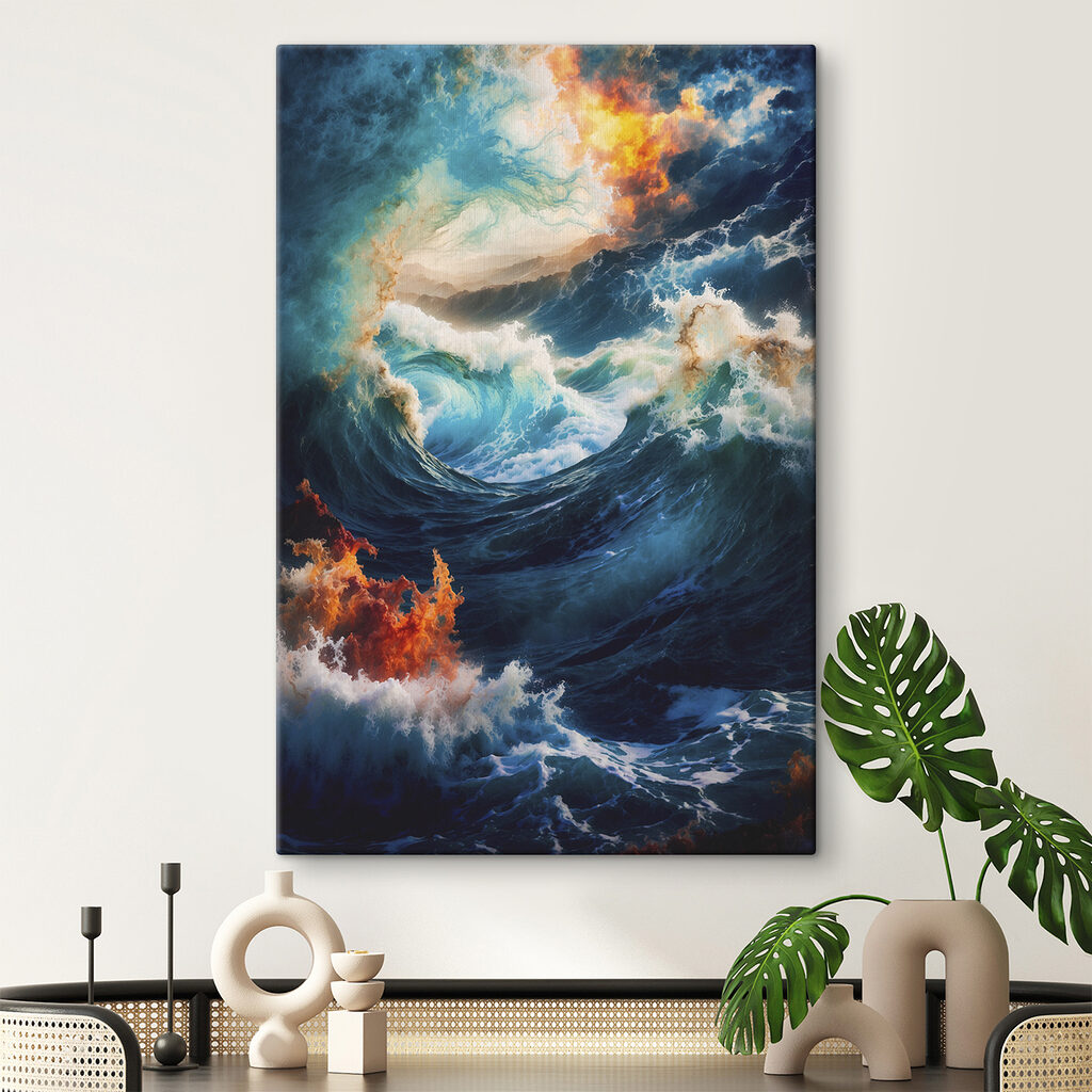 Une vague embrasée — intérieur 1