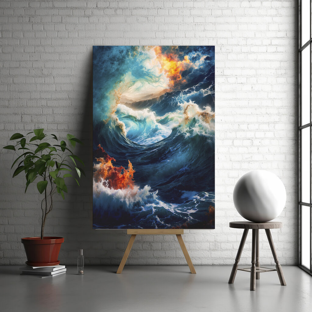 Une vague embrasée — intérieur 2