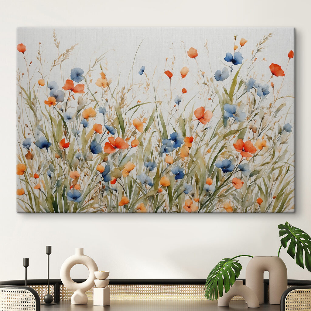 Fleurs des champs bicolores — intérieur 1