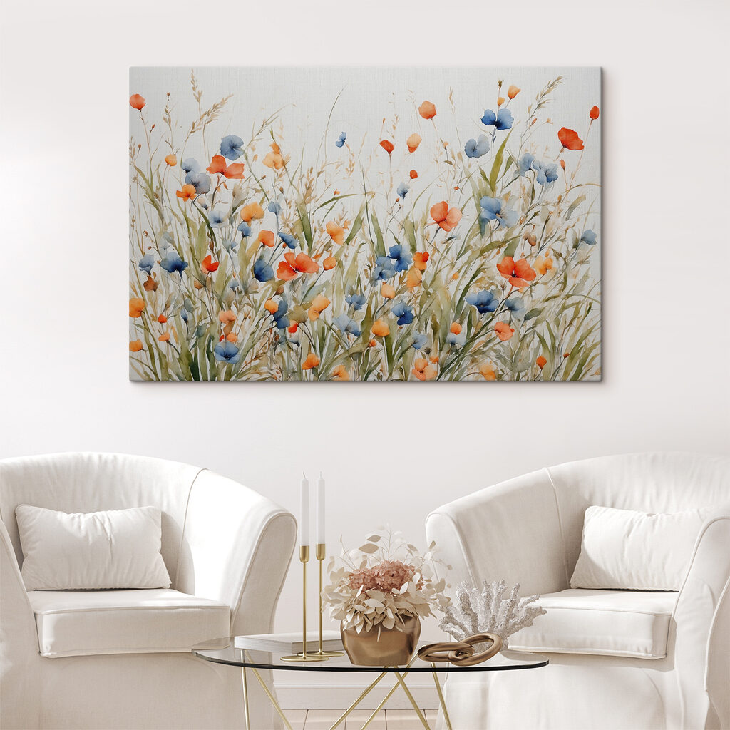 Fleurs des champs bicolores — intérieur 2