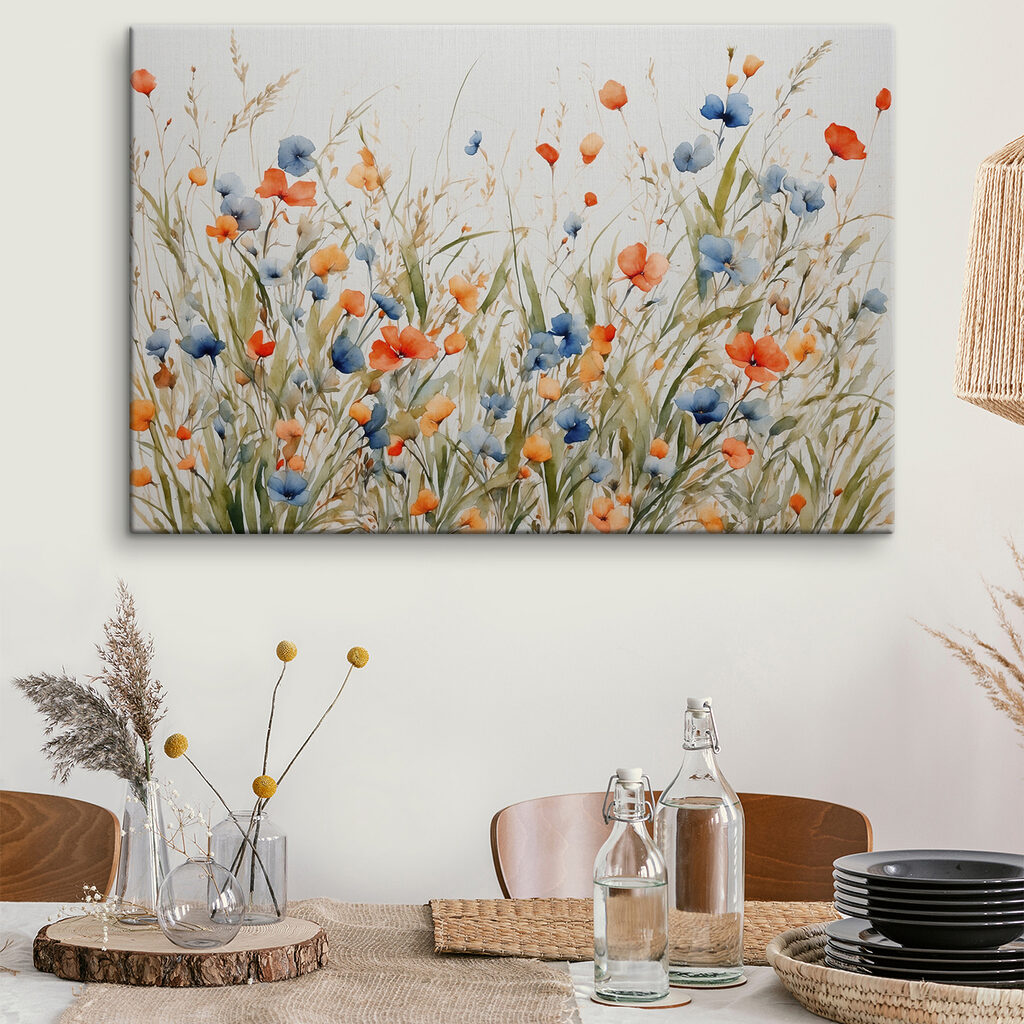 Fleurs des champs bicolores — intérieur 3