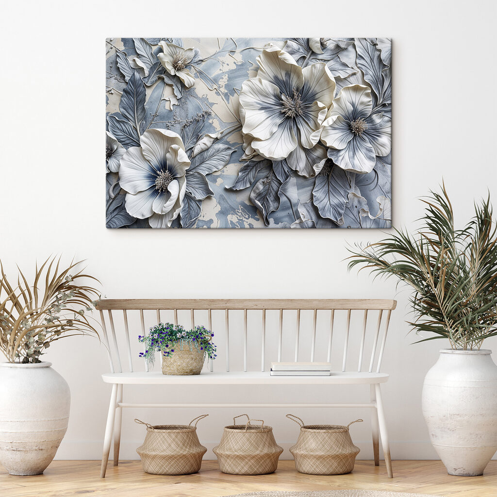 Fleurs aux gris froids — intérieur 2