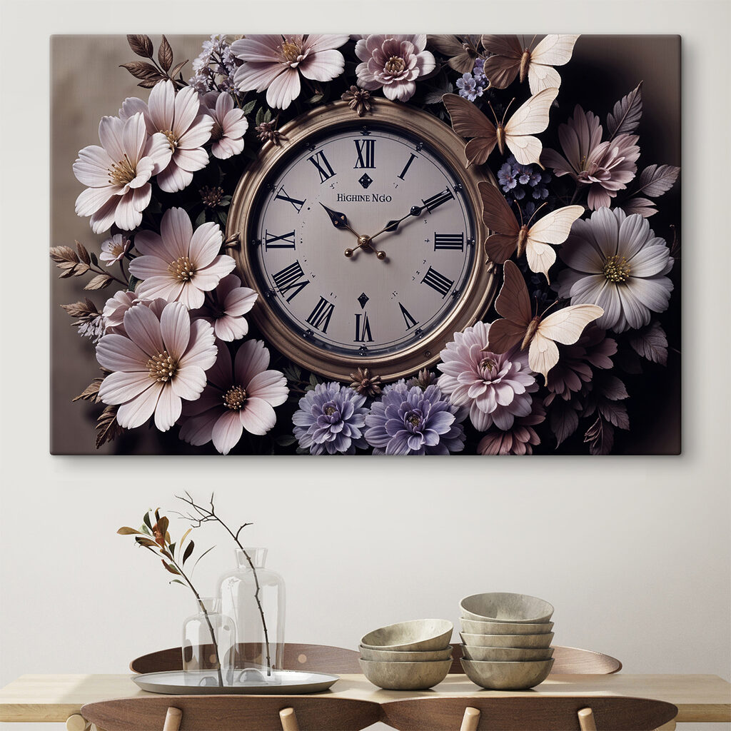 Fleurs autour du temps — intérieur 1
