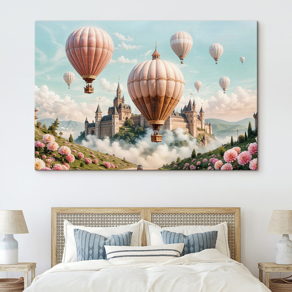 Montgolfières et château rêvé — intérieur 2