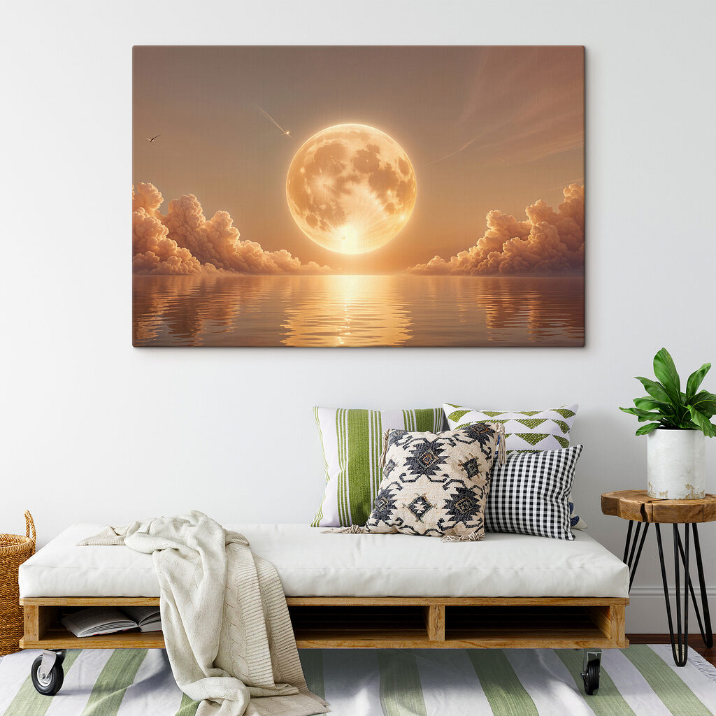 Pleine lune au crépuscule — intérieur 2