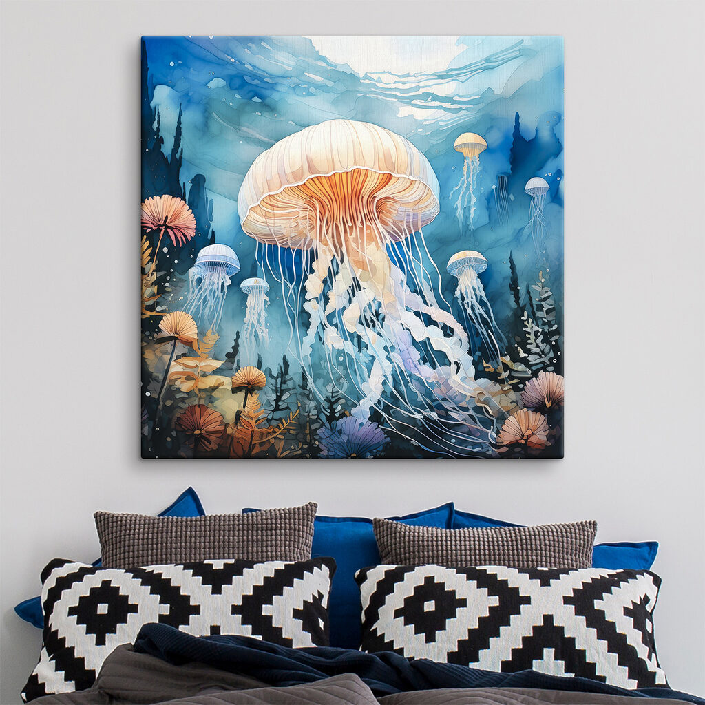 Méduses et fleurs sous-marines — intérieur 1