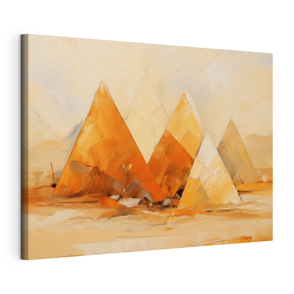 Pyramides en lumière matinale — vue du produit