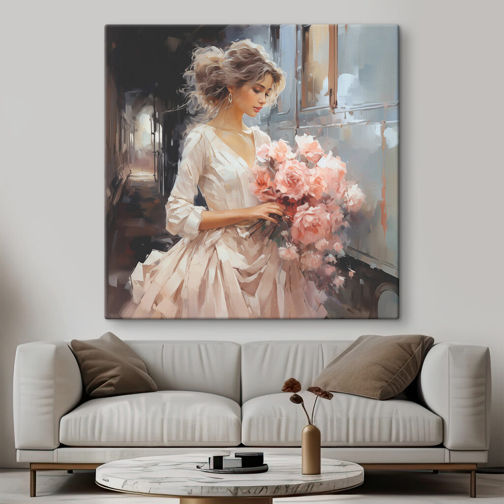 Fleurs dans les bras — intérieur 2