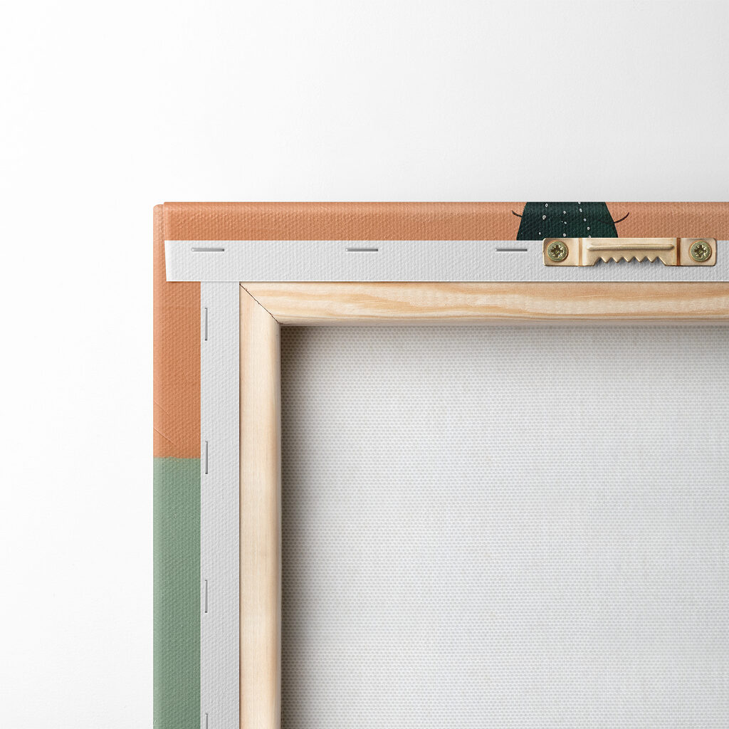 Cactus aux fleurs orange — dos