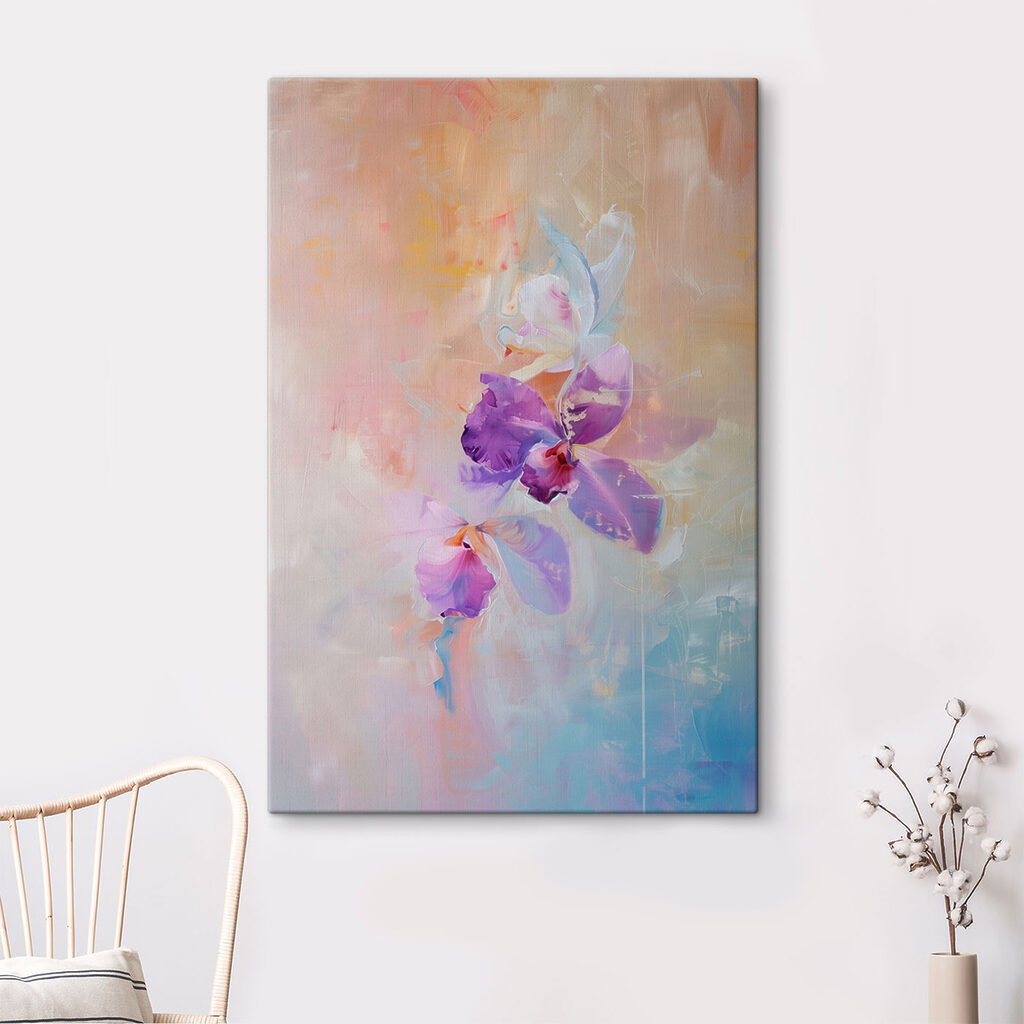 Orchidée en voile pastel — intérieur 4