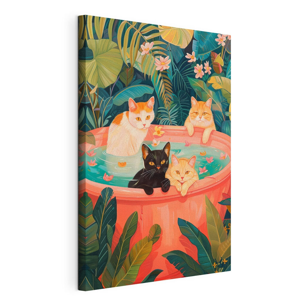 Bain tropical pour chats — vue du produit